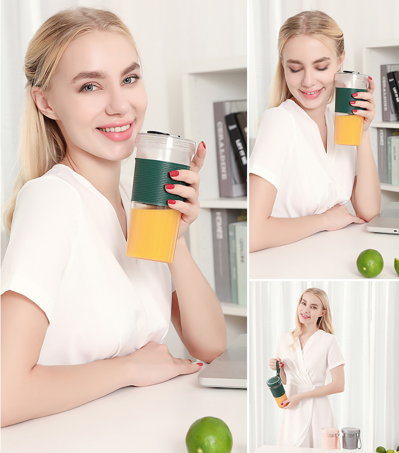 Mini USB Rechargeable Portable Electric Fruit Juicer Kitchen